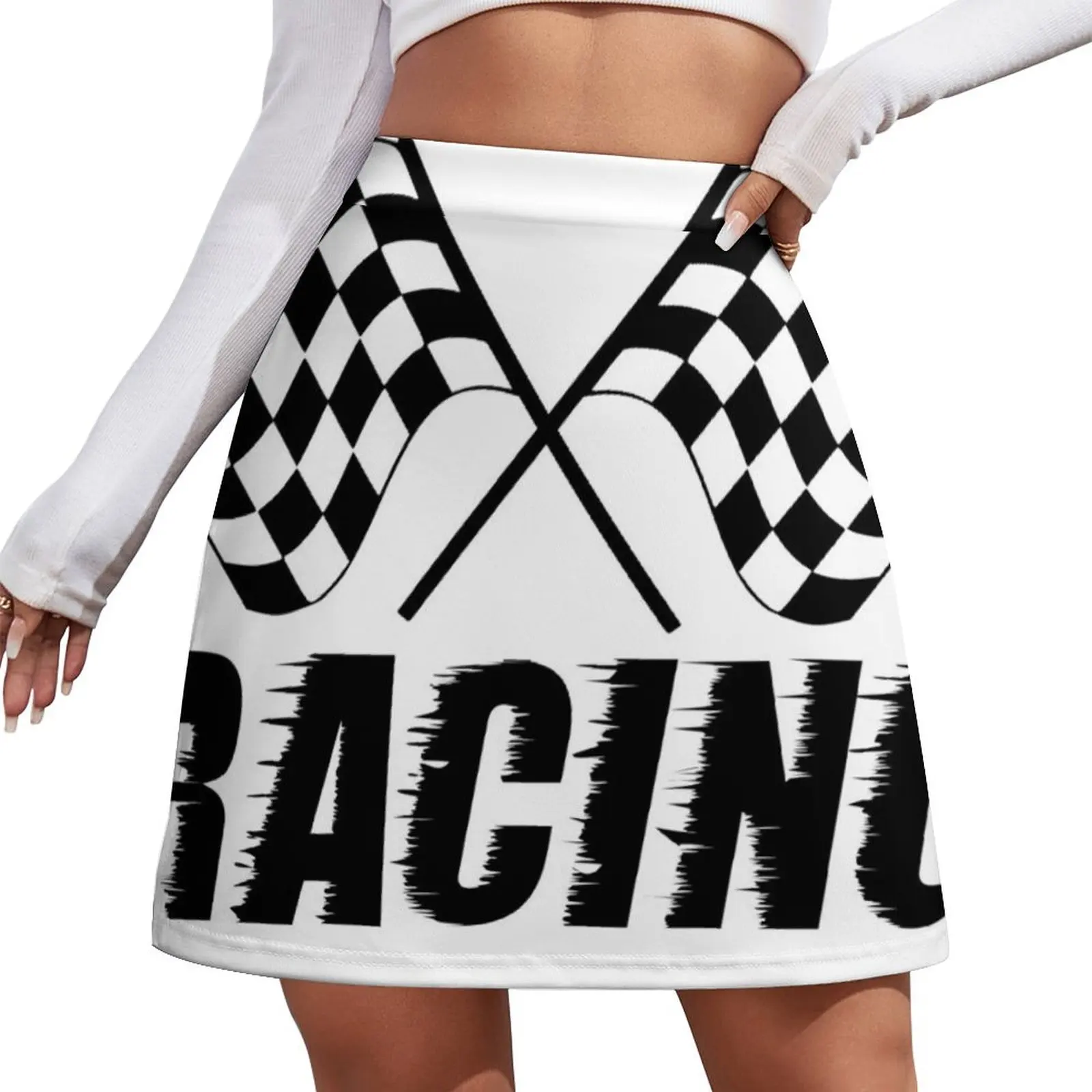 

Checkered Flag Mini Skirt korean luxury clothing korean fashion japanese fashion women's summer dress 2026