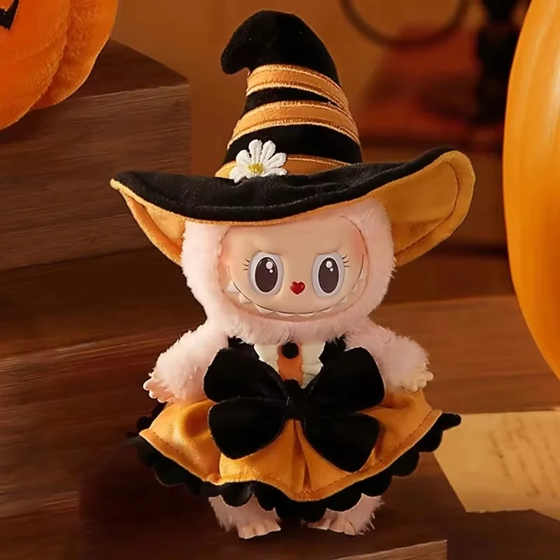 Genuine mokoko 2024 Happy Halloween Party Series Magic Of Pumpkin Vinyl Pendent Doll Keychain Kawaii Toys birthday gift