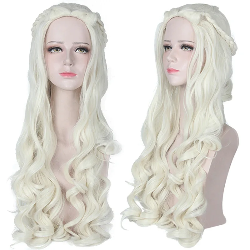 Synthetic Cosplay Wig New Arrival Inspired White Queen Fantasy Wonderland Mad Hatter Red Heart Party Costume Anime