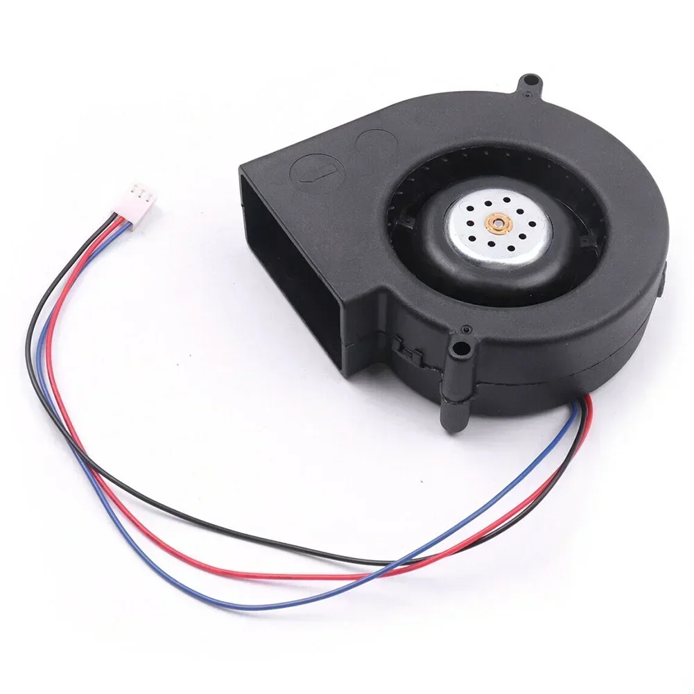 12V Large Air Volume Ultra-Quiet Radial Turbo Blower Warm Air Grill Exhaust Fan For Barbecue Picnic Camping Fire Stove Fans