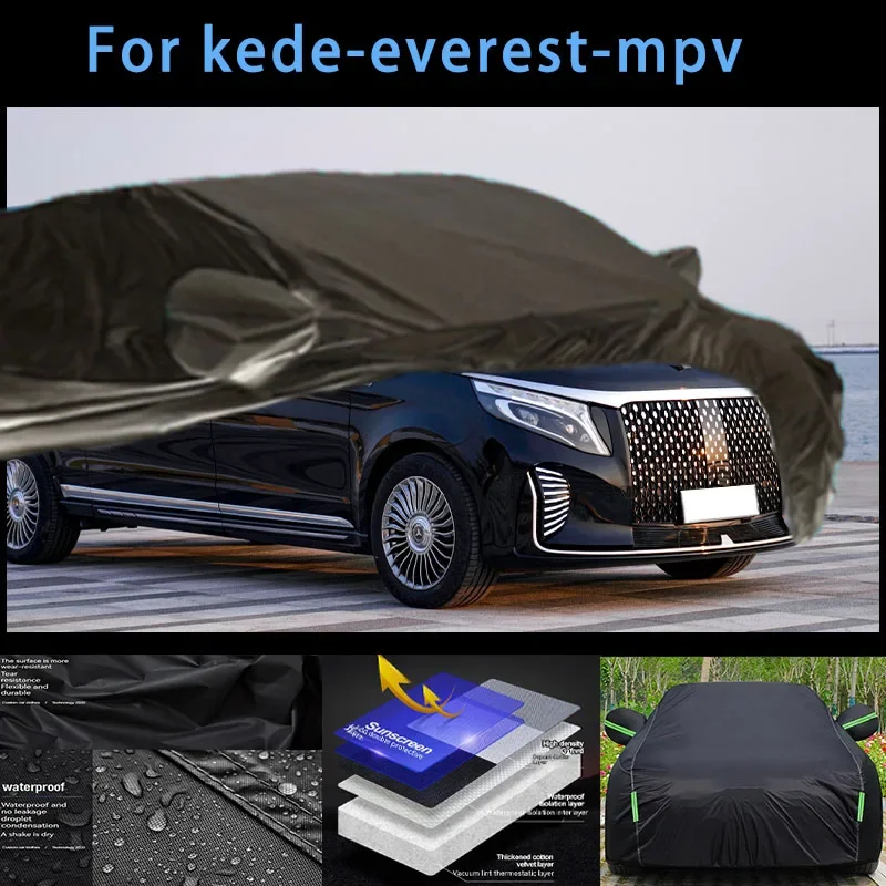 

For kede-everest-mpv Outdoor Protection Full Car Covers Snow Cover Sunshade Waterproof Dustproof Exterior Car accessories