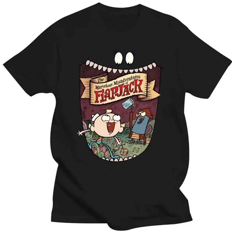 The Marvelous Misadventures of Flapjack تي شيرت أسود S 3XL