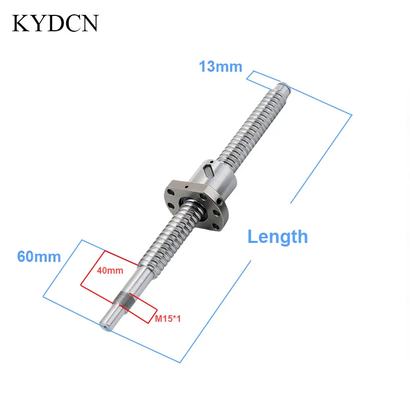2004 2005 2020 Ballscrew Bearing Kit L 300-1000mm BF15 + DSG20H + Coupling D40L50 + Motor Seat for Servo Motor Stepper Motor