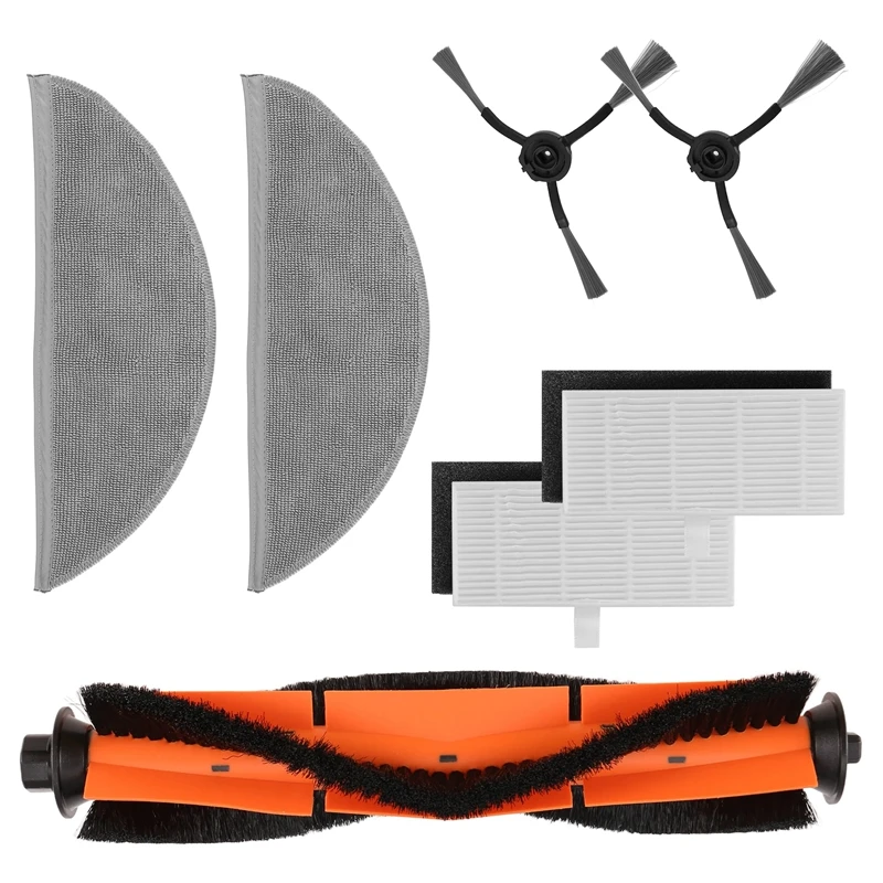 AGLH ممسحة القماش المتداول فرش رئيسية فرشاة جانبية ل Lydsto R1 جهاز آلي لتنظيف الأتربة مرشحات HEPA المماسح خرقة الملابس