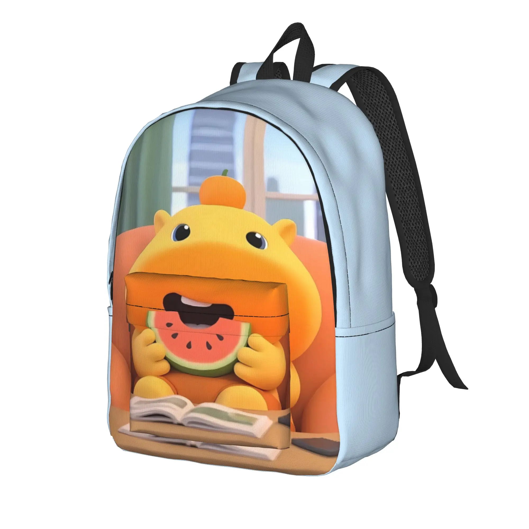 Back to school season Good Quality round belly hippo Handbag Lulu Students Daypack Backpack