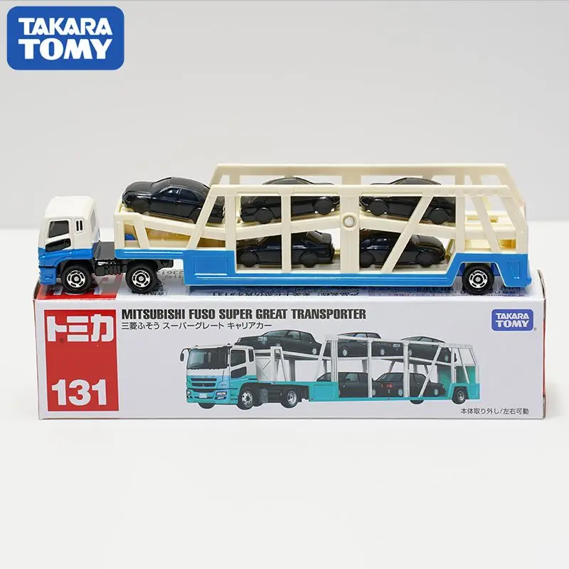 TAKARA TOMY Tomica No 131 Mitsubishi Car Diecast Model Toy Vehicle Transporter Collectible Gift For Boys