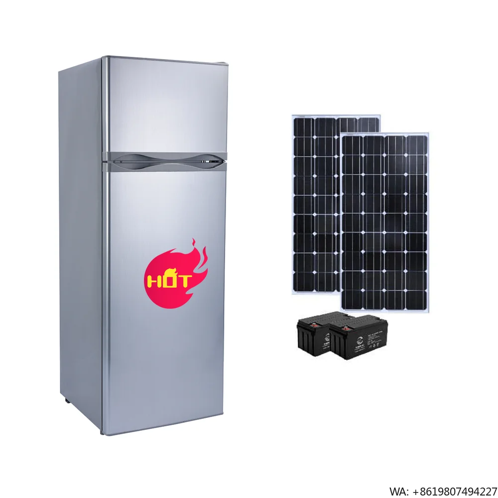 Combi Refrigerator Upright Solar Refrigerator Double Door Fridge  BCD-142