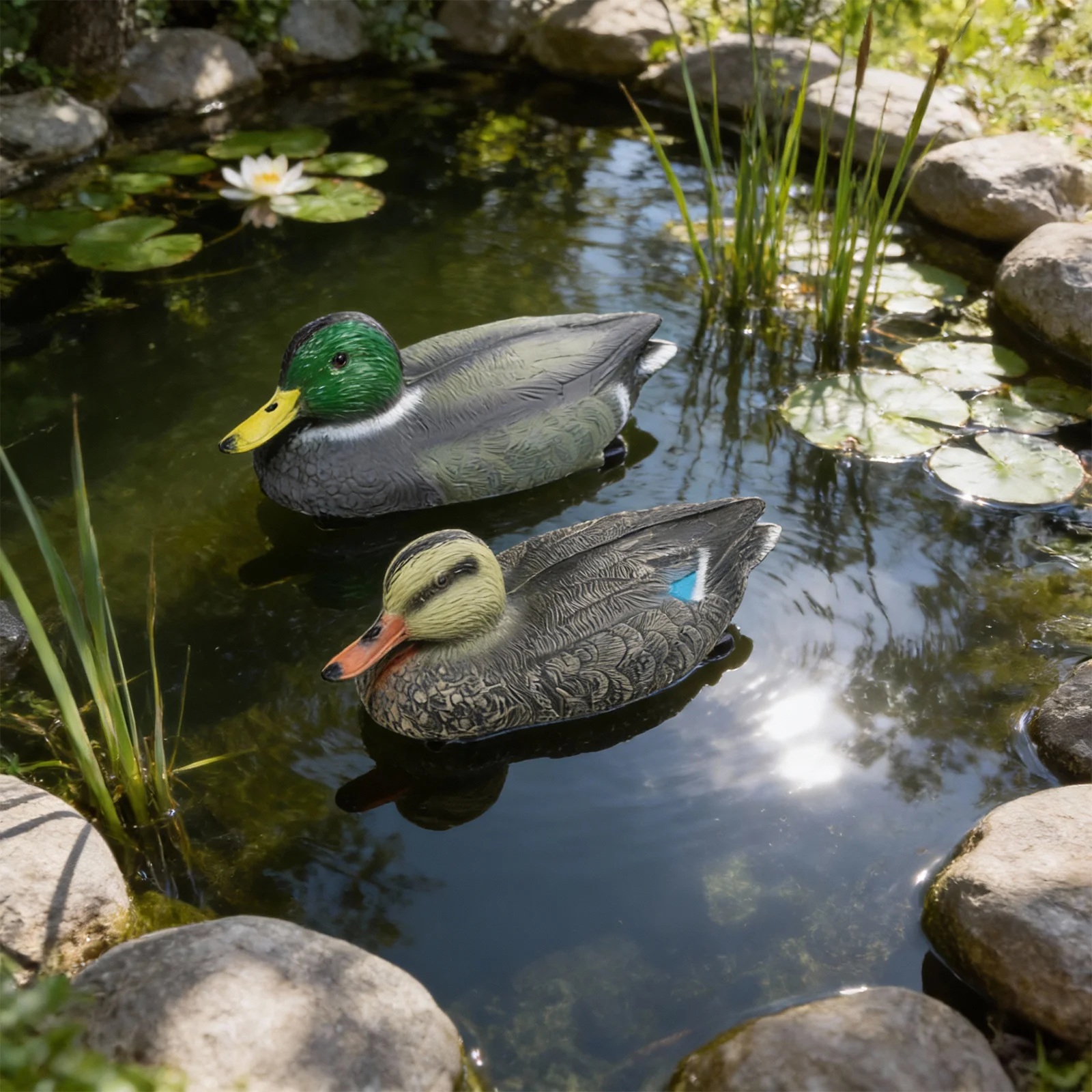 Leurre de canard mallard gris- - Decoy Duck Plastic avis et prix