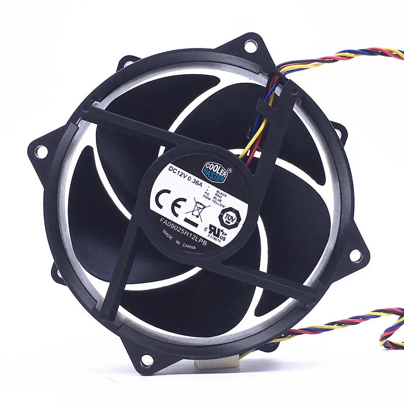 Cooler Master FA09025H12LPB DC 12V 0.36A 92x92mm 4-Wire Cooling Fan