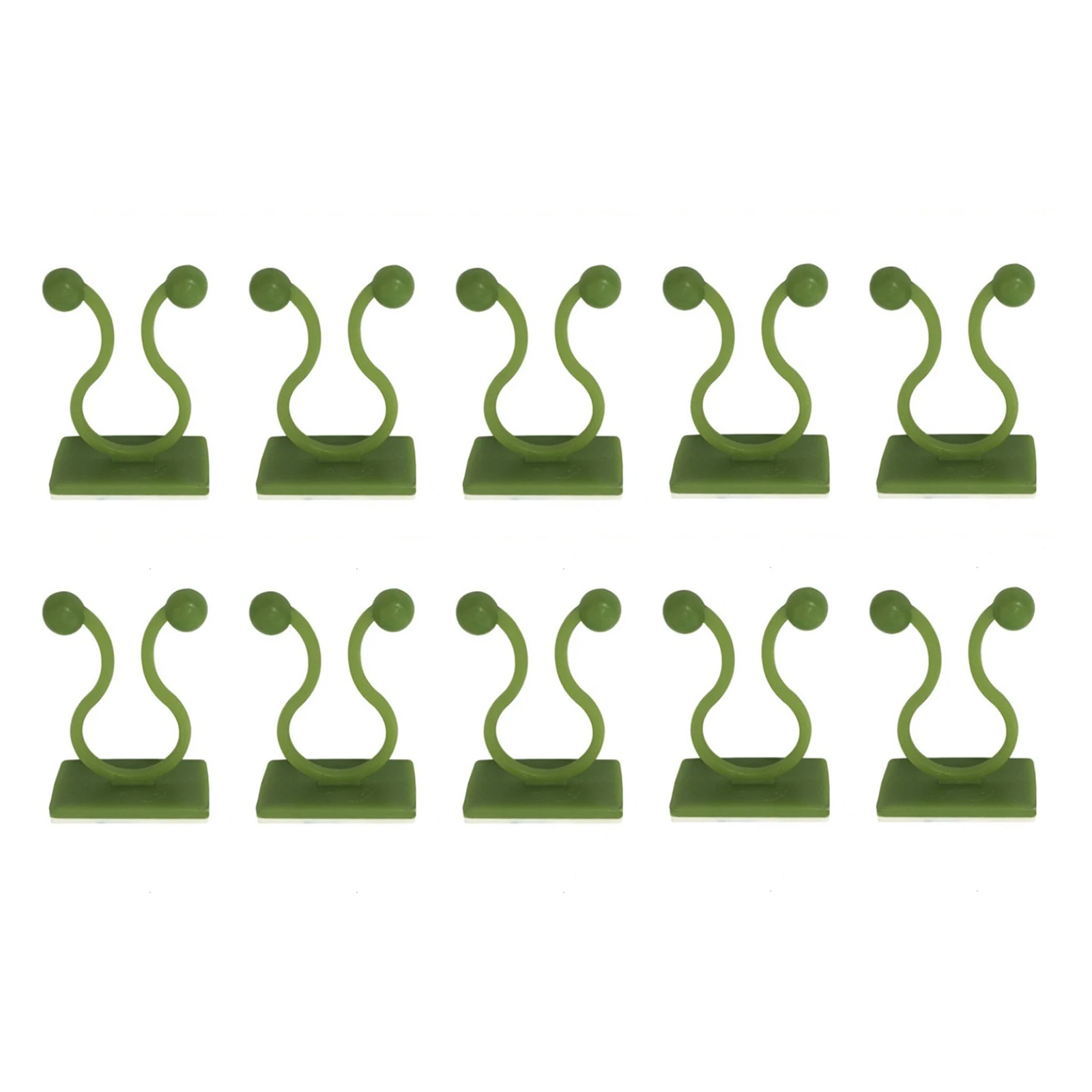 10Pcs Plant Climbing Wall Fixture Clips Plant Vine Traction Invisible Wall Vines Fixing Clips Self-Adhesive Plant Wall Clips