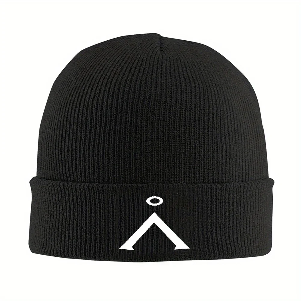 2026 1pc Stargate Command Logo Nature Rib Knit Cuffed Beanie For Women Men Winter Bonnet Hats