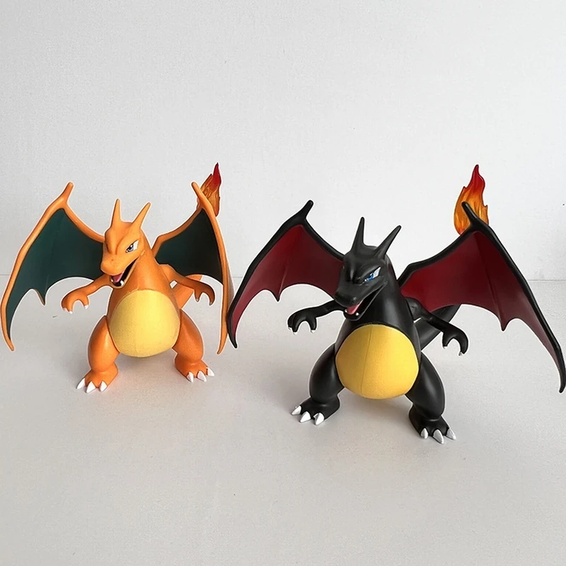 Cartoon Anime PokéMon Gk Animation Charizard Action Figure Fire-Breathing Dragon Hand-Made Model Surrounding Halloween Gift