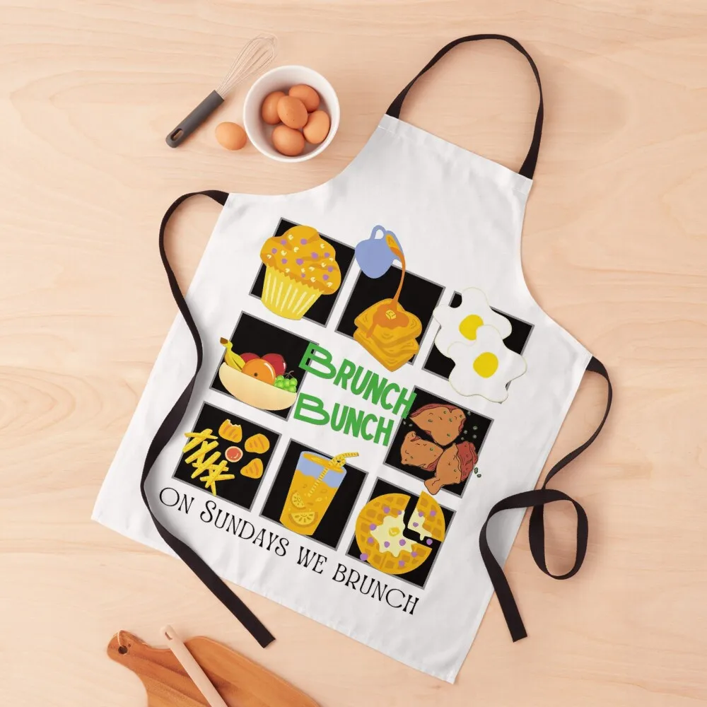 Brunch Bunch On Sundays We Brunch Brunch Outfit Apron Women's cookings for women Apron