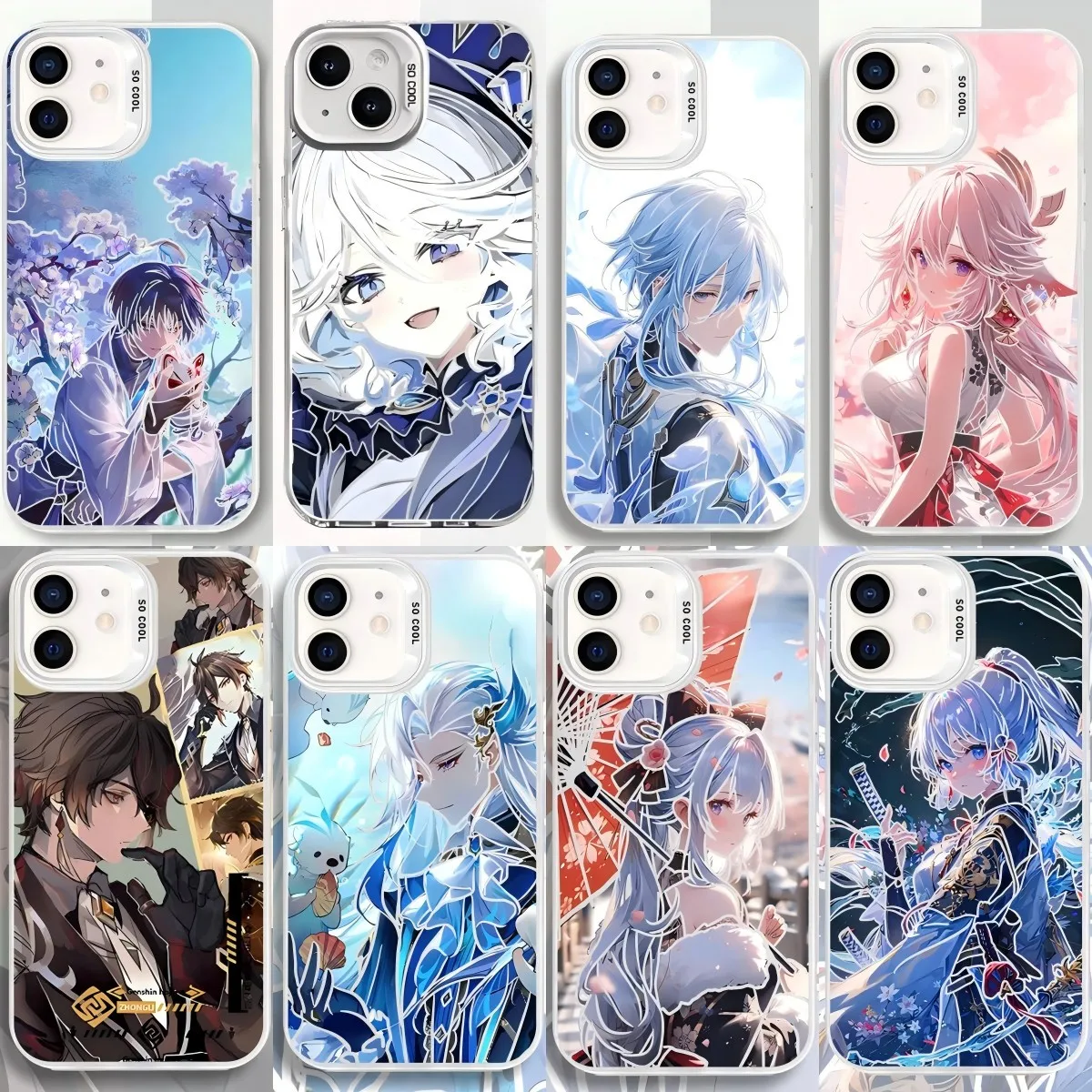 Hot Games Genshin Impacts Phone Case for Samsung Galaxy A27 A37 A57 A17 A16 A35 A55 A25 A05S A15 A56 A54 A36 A34 A24 A26 4G 5G