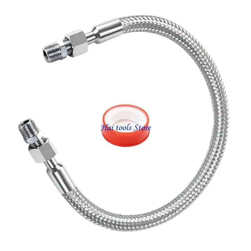 X37E Korrosionsbeständiger 1/4 Zoll x 20 Zoll Kompressor-Überbrückungsschlauch 870 PSI – Detail 7