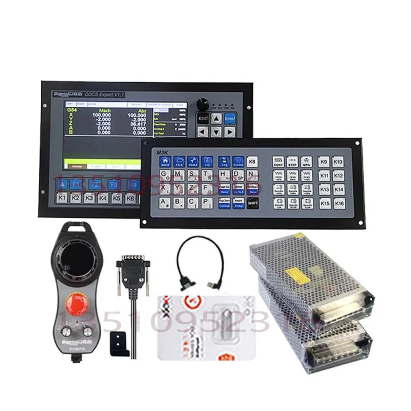 

Cnc Milling Machine Controller Ddcs Expert 3/4/5 Axis Control System Supports M3k Keyboard, Ddmpg Handwheel, 100w 24vdc