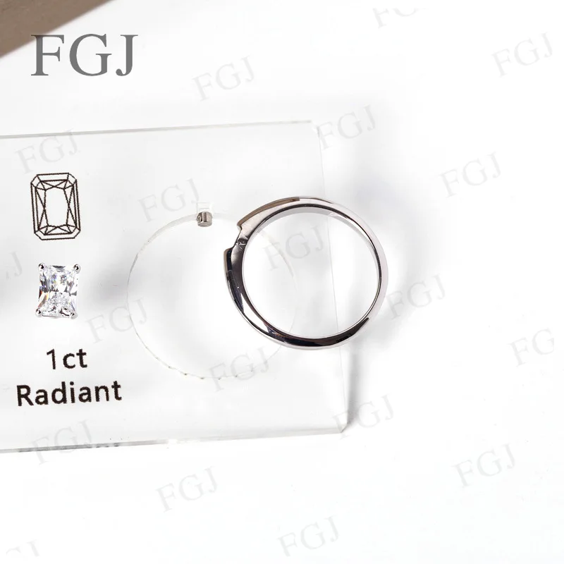New Diamond Carat Size Comparison Tool Set 10Shapes 20pcsMagnetic Ring Mounts Professional Gemstone Try-On Kit for Jewelry Store