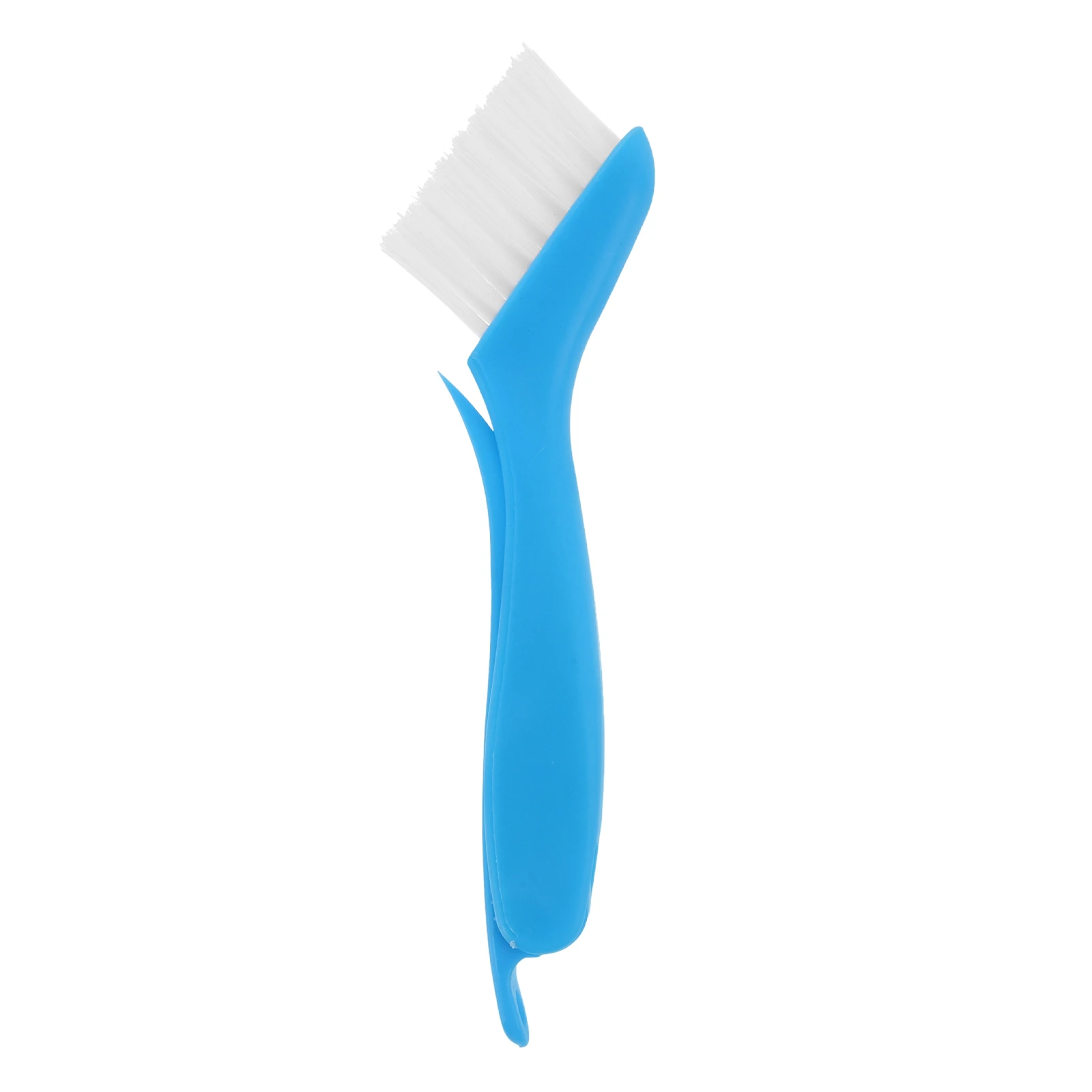 

Crevice Brush Blue Foldable Kitchen Cleaning Tool For Windows Doors Small Spaces Sink Groove Bathroom Basins Toilets