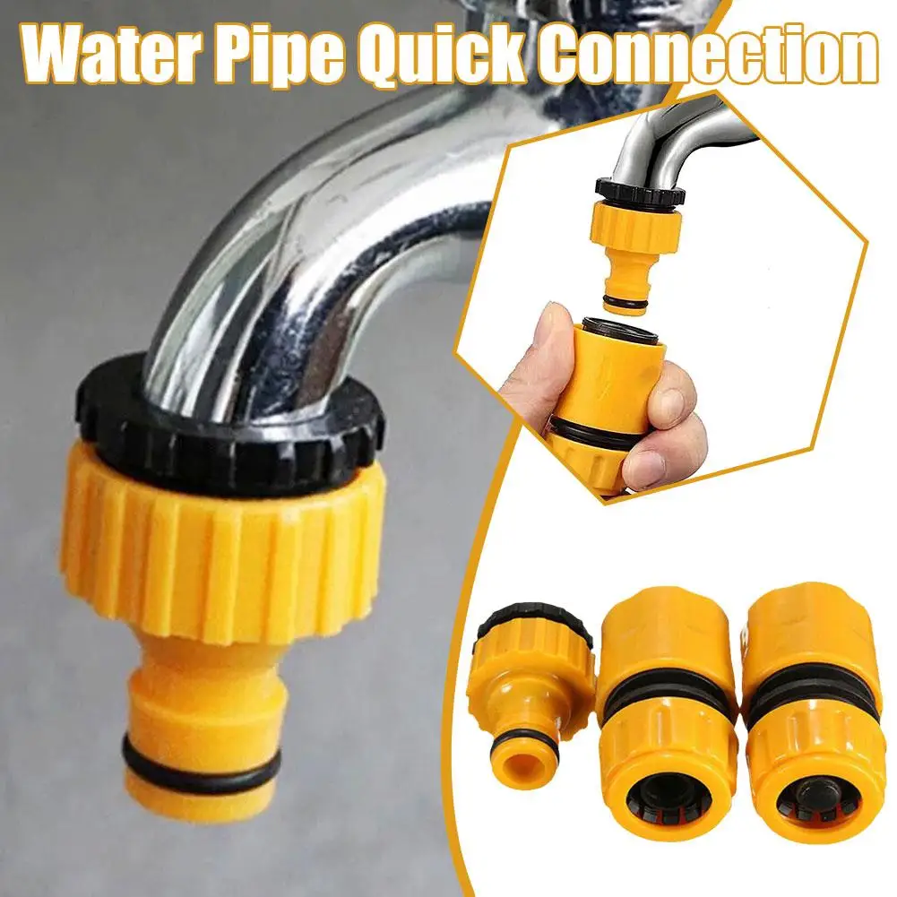 3 Pcs Garden Hose Connector Kit Inner Water Pipe Quick Connect Connector Hose Pipe Repair Connector For Drip Irrigation Watering