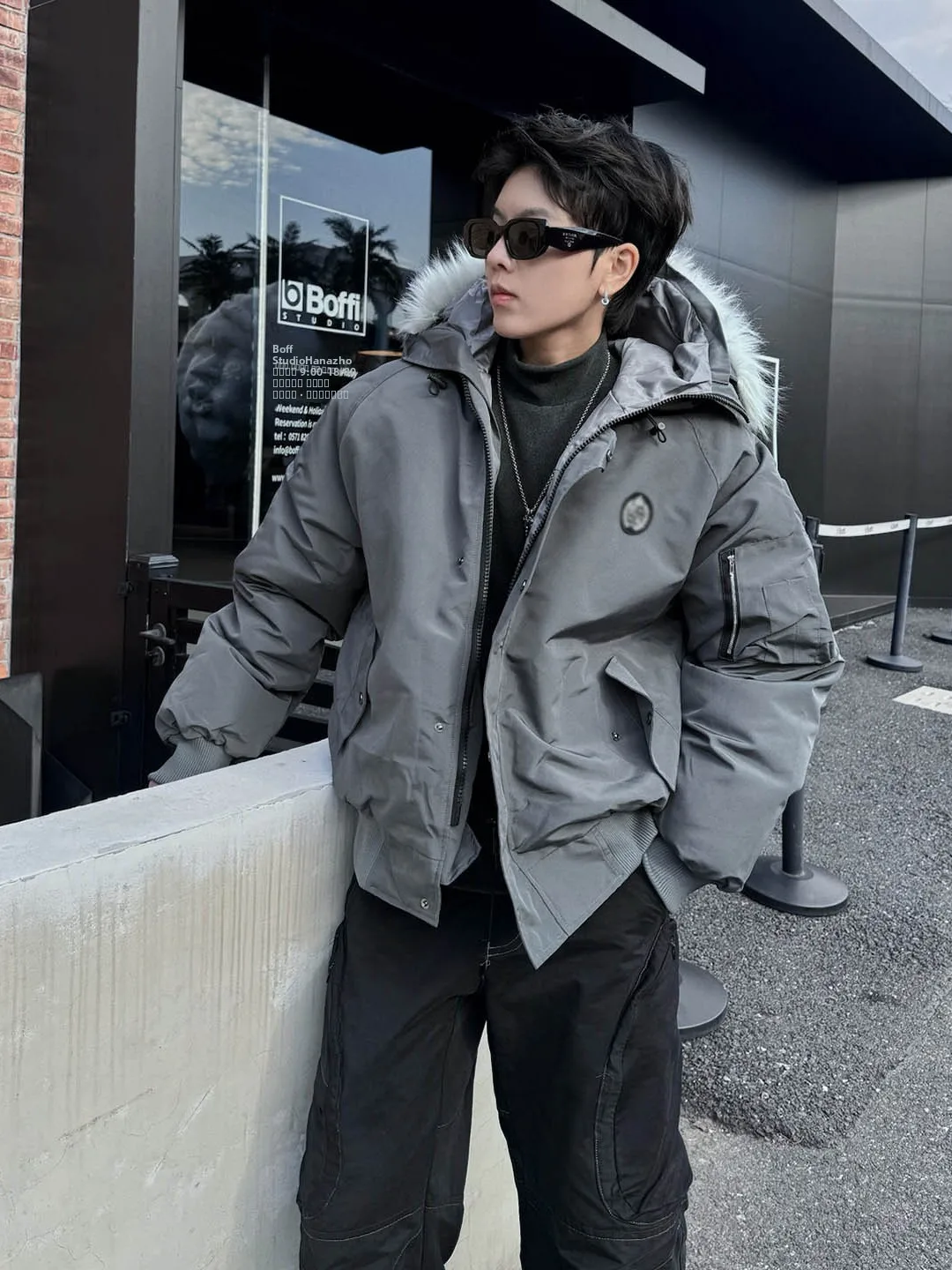 

Зимняя куртка Cleanfit Thiened для мужчин: утепленное хлопковое пальто с меховым воротником, капюшоном и теплой подкладкой, повседневная верхняя одежда