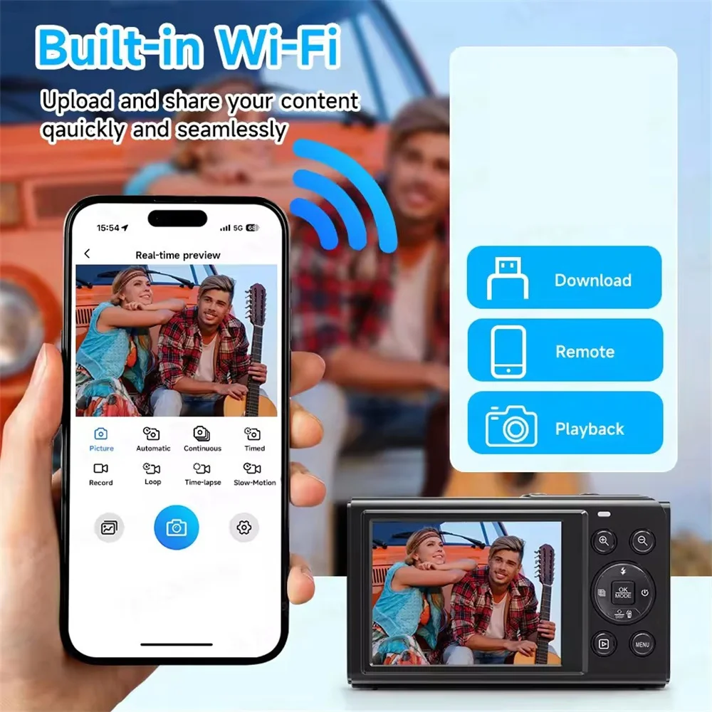 

Цифровая камера с двумя экранами 5K, 80 МП, ретро-дизайн, CCD-сенсор, 8000W пикселей, автофокус, 18-кратный зум для детской и взрослой фотографии