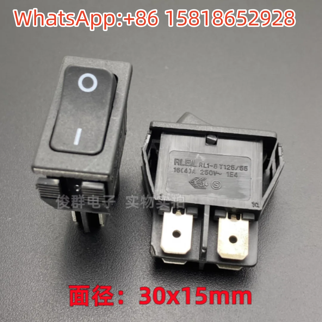 2 stks RL1-8 Boot Type Schakelaar Knop Dual Way 4 Pin 2 Gear 16A High Power Rocker Boot Power Key Taiwan RLEIL