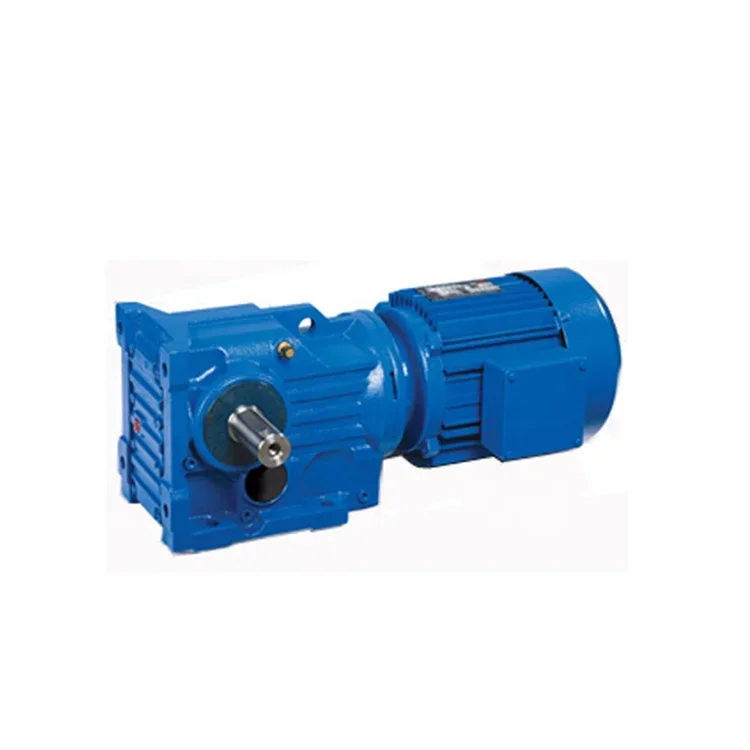 K97 Series transmission gearbox reduction helical Spiral bevel gearbox with Low energy consumption