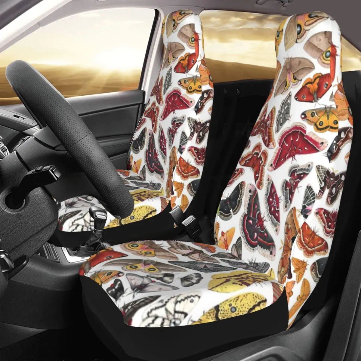 

Saturniid Moths Of North America Car Seat Cover Custom Printing Universal Front Protector Accessories Cushion Set