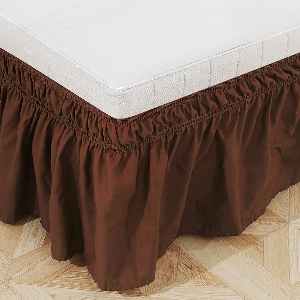 

Bed Shirt Bed Bedding Pleated Skirt Bed Sheet Solid Color Sheet Bouffancy