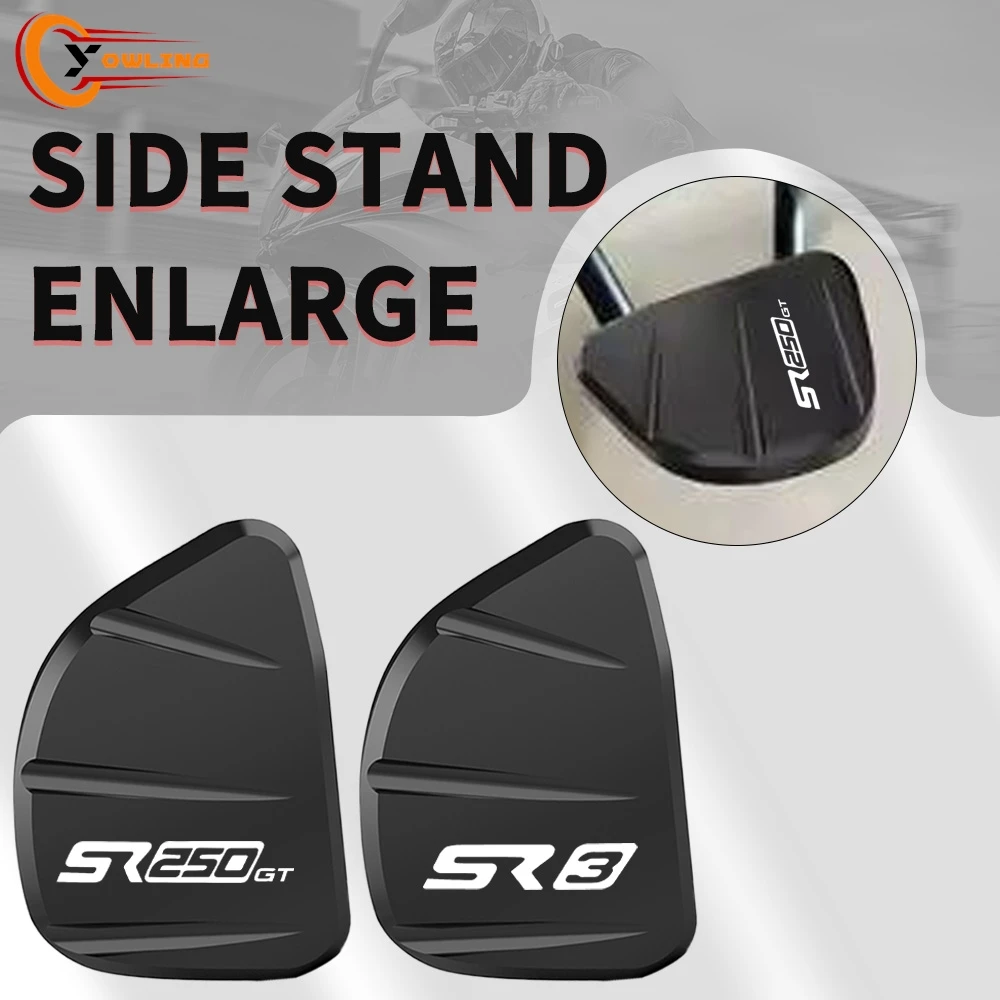 

For VOGE SR250GT SR 3 SR3 2023 - 2026 2025 Kickstand Side Stand Enlarger Side Brace Assist Motorcycle CNC Aluminium Accessories