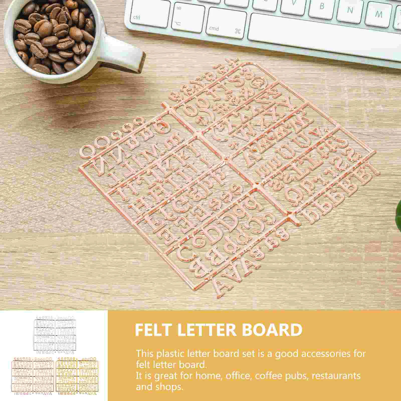 3pcs Message Pad Cursive Words Changeable Board Letter Letter Boards Plastic Characters Numbers Symbols Letter Message