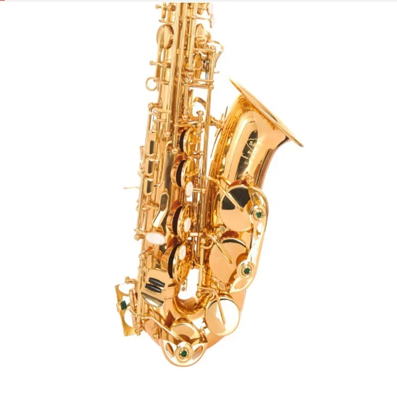 

Professional E Flat Alto Saxophone Gold Model Brass OEM Bakelite Gold Lacquer Digital Opening Lead-free Welding YDE-359 CN;TIA