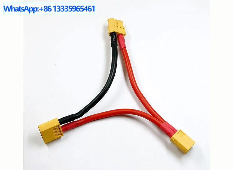 Xt60 series 12Awg extra soft silicone cable adapter cable model aircraft battery drone crossing machine manufacturer direct powe