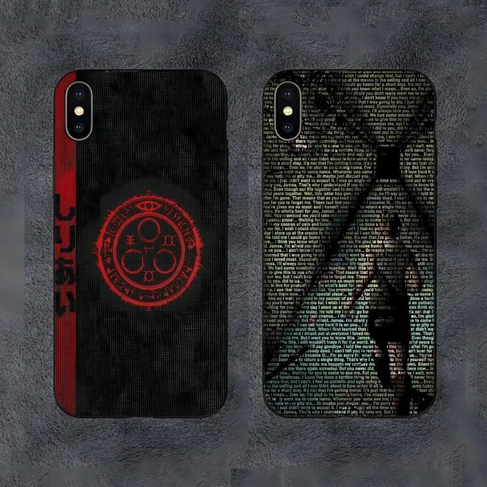 

S-Silent Hill Symbols 2 Phone Case For Samsung S25,S24,Ultra,S20,S30,Plus,S22,S23,Ultra,Plus,5G Dustproof,Suitable for Outdoor