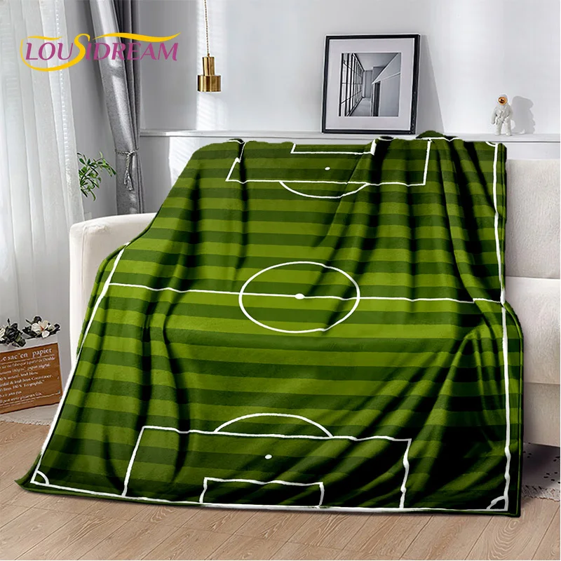 

29 Style Football Field Soccer Sport Cartoon Soft Blanket,Soft Throw Blanket for Home Bedroom Bed Sofa Travel Cover Child Gift