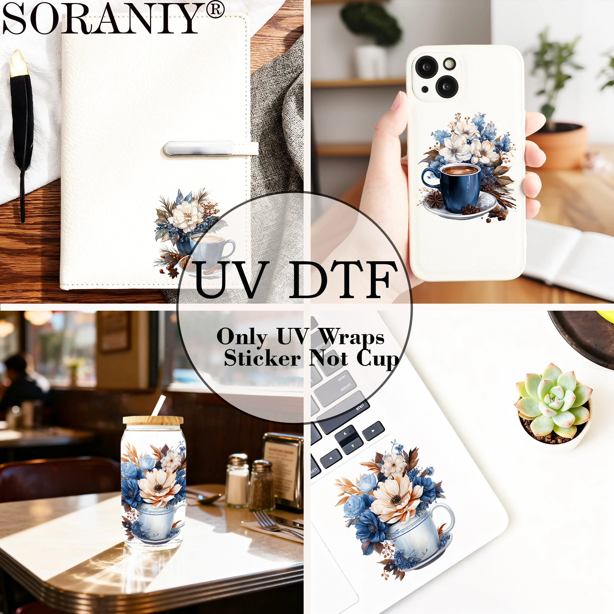 24PCS/Set Winter Coffee Themed - đánh giá và giá Coffee Tea Paper Cups