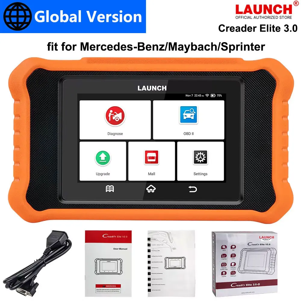 LAUNCH X431 Elite 3.0 OBD2 Scanner for Mercedes-Benz