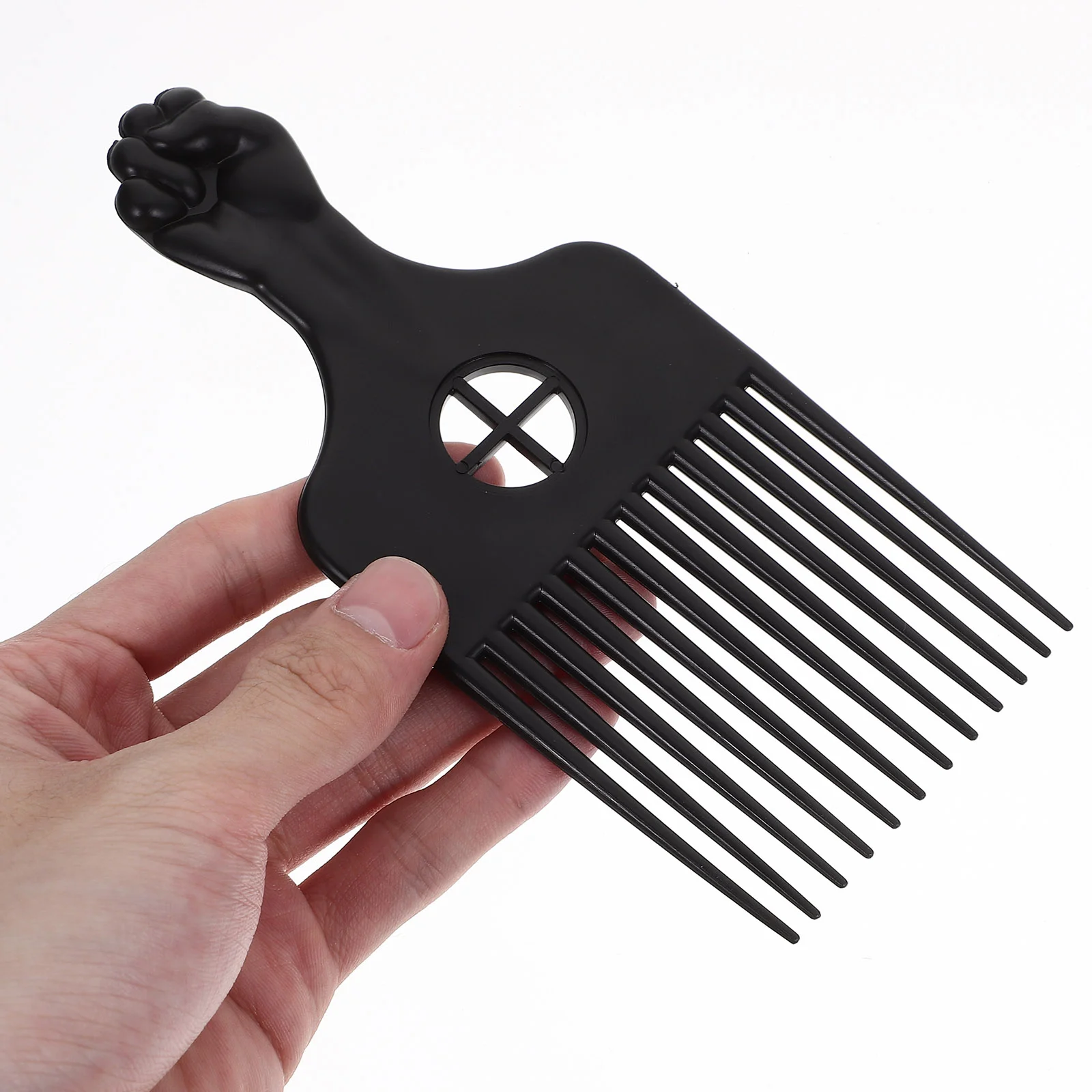 Plástico portátil Volumizing Comb, Hair Pick Comb, Hair Styling Tool