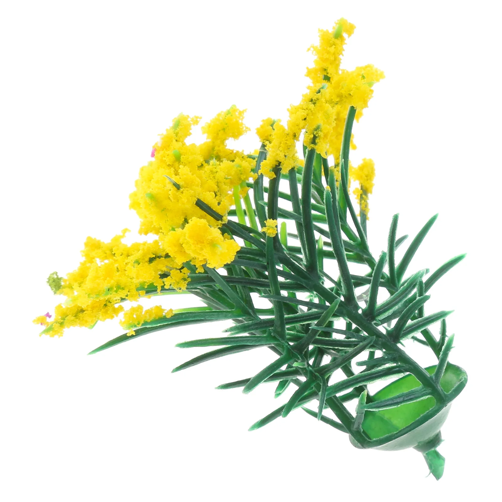 50 Pcs Mixed Model Flower Miniature Flower Cluster 3cm/5cm Plastic Train Railway Model Architectural Model Landscape Decoration