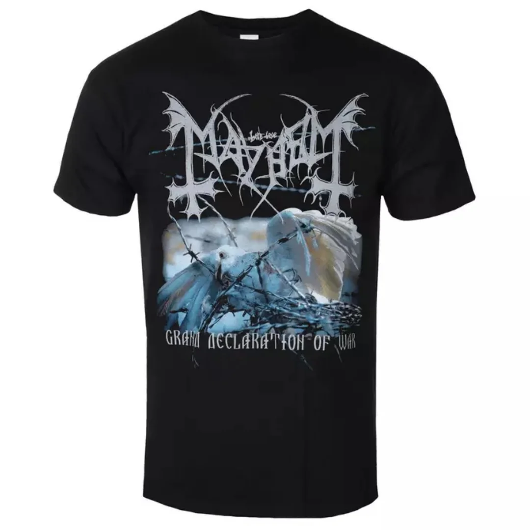 2026 Mayhem - Grand Declaration Pattern Printed T-shirt - Extreme Metal Enthusiast and Collector's T-shirt Men and Women T-shirt