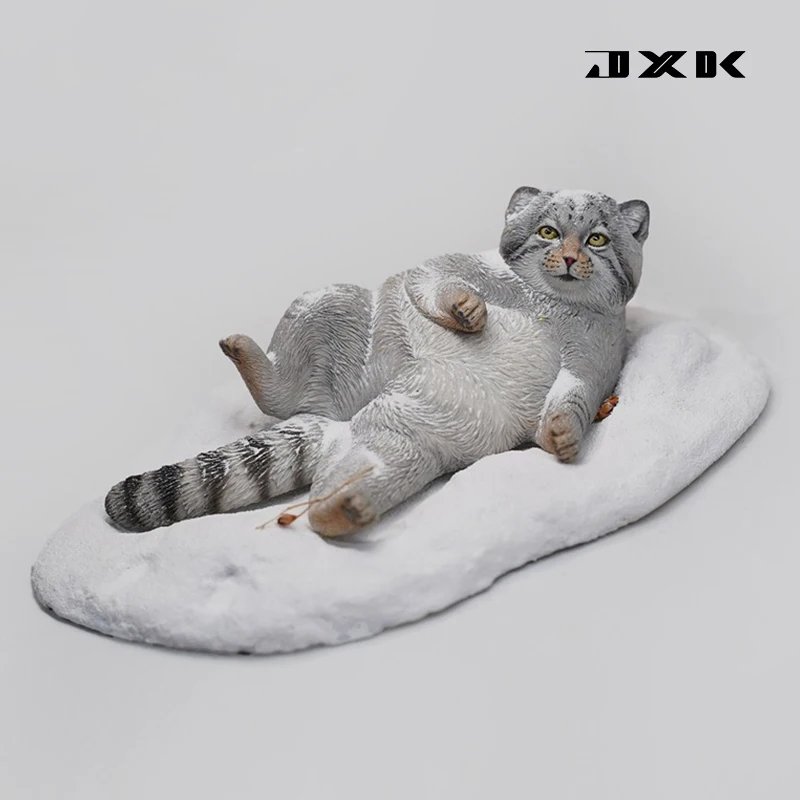 

JXK1/6 Rabbit Manul cute Cat simulation model toy Figure Desktop Ornaments Gift Collection