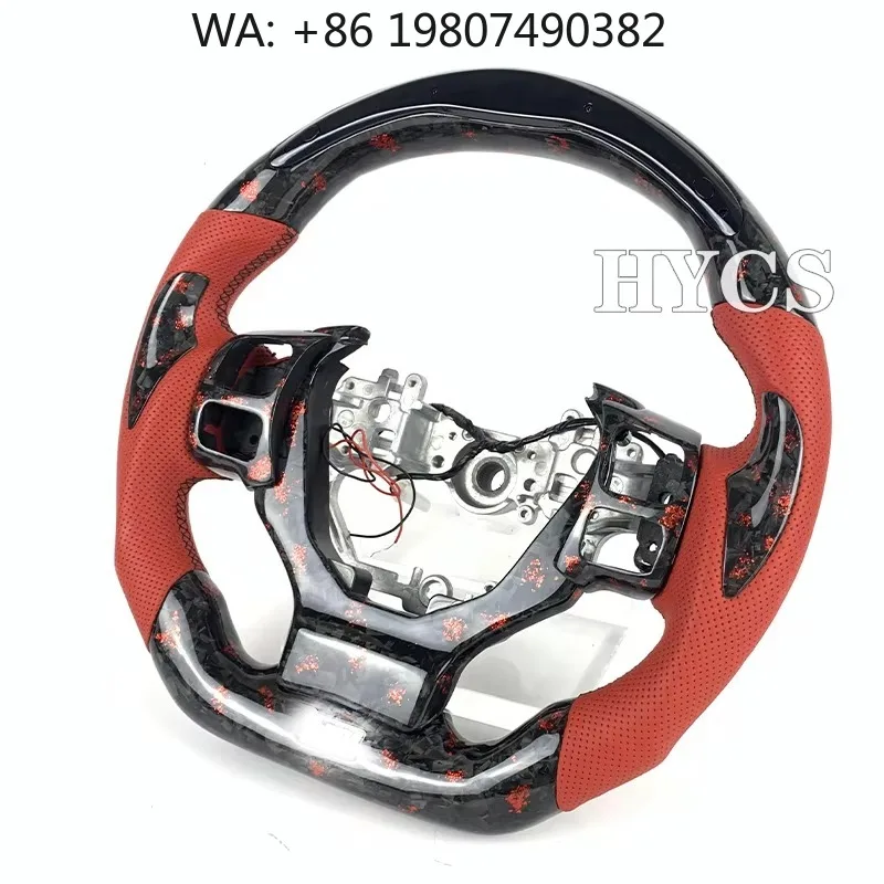 

Forged Carbon Fiber Steering Wheel, Luxury Sedan Fit, Premium Vehicle Interior Upgrade Accessories
