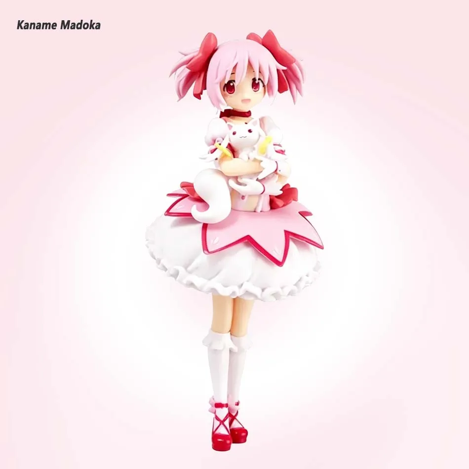 Figurine d'action de 18 cm Puella Magi Madoka Magica, figurine d'anime Kaname Madoka, modèle de fille magique, décoration, statue, poupées, jouets, cadeau de Noël