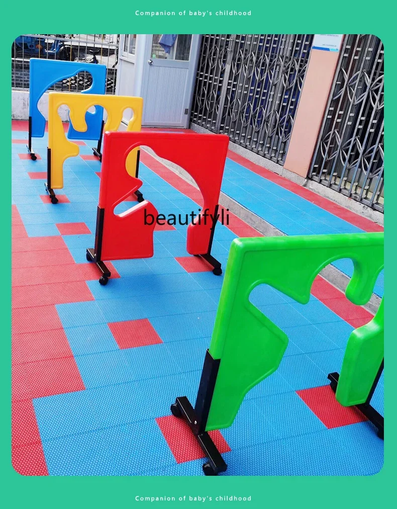 Kindergarten human body shape drilling hole modeling wall outdoor activities game props sensory integration training equipment