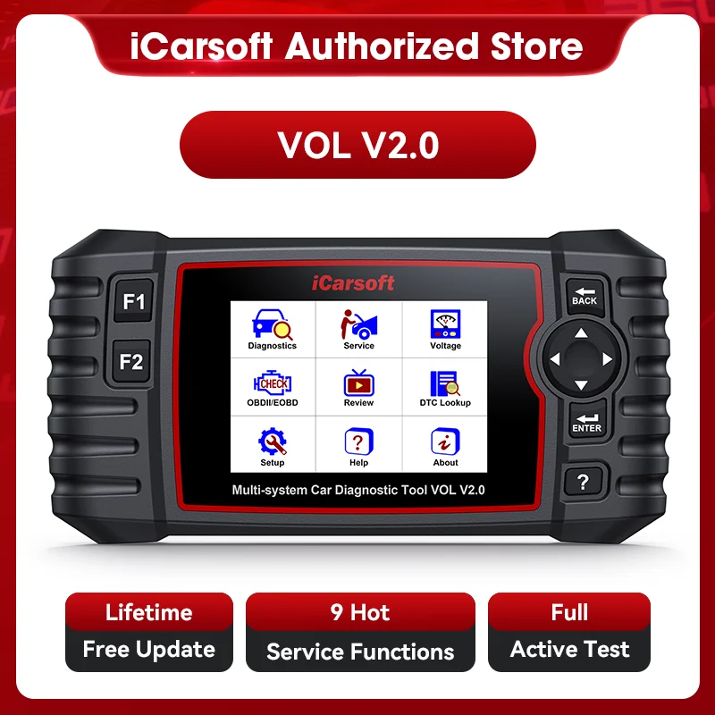 

iCarsoft VOL V2.0 for Volvo/SAAB – Professional All-System Diagnostic Tool