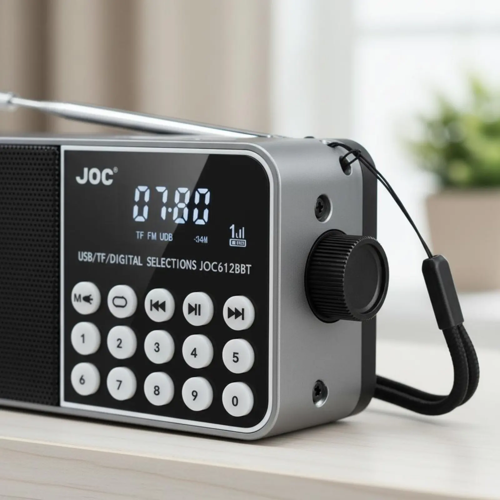 Pocket Radio with Storage Card Card Opening Multi-Functional Bluetooth Radio Speaker MP3 Player Long Standby Time for Seniors