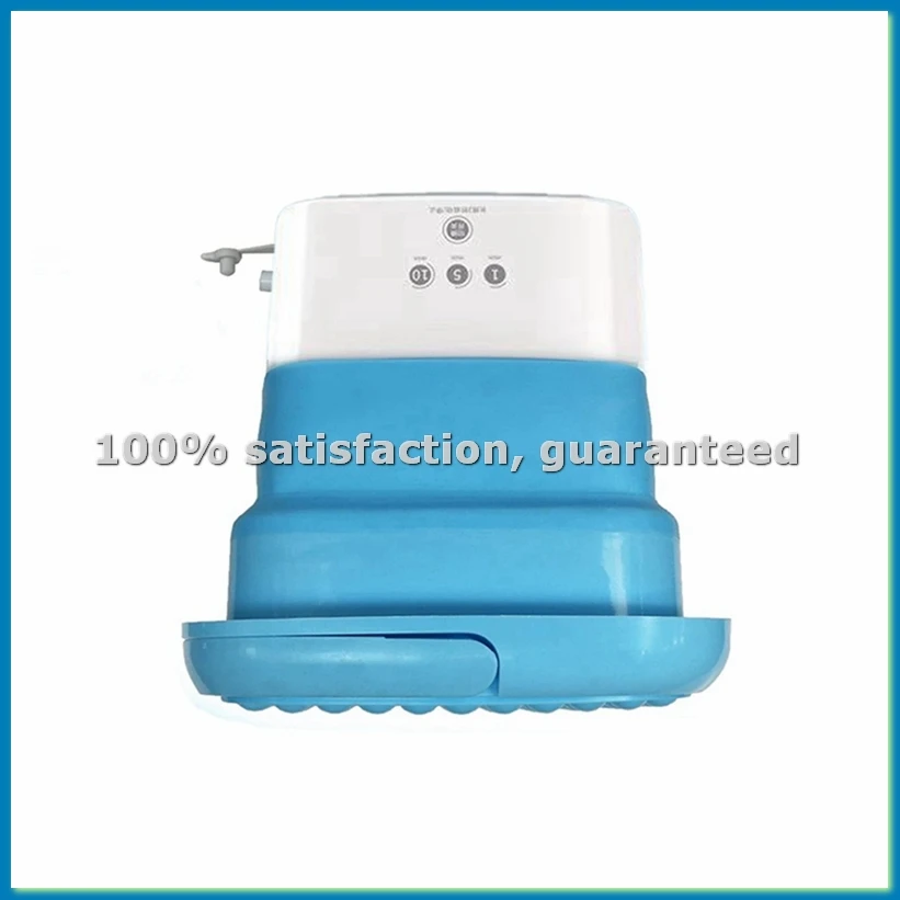 

Синяя портативная дорожная стиральная машина, мини-складная стиральная машина-комбо с небольшой корзиной для слива воды, вилка стандарта Великобритании-FS