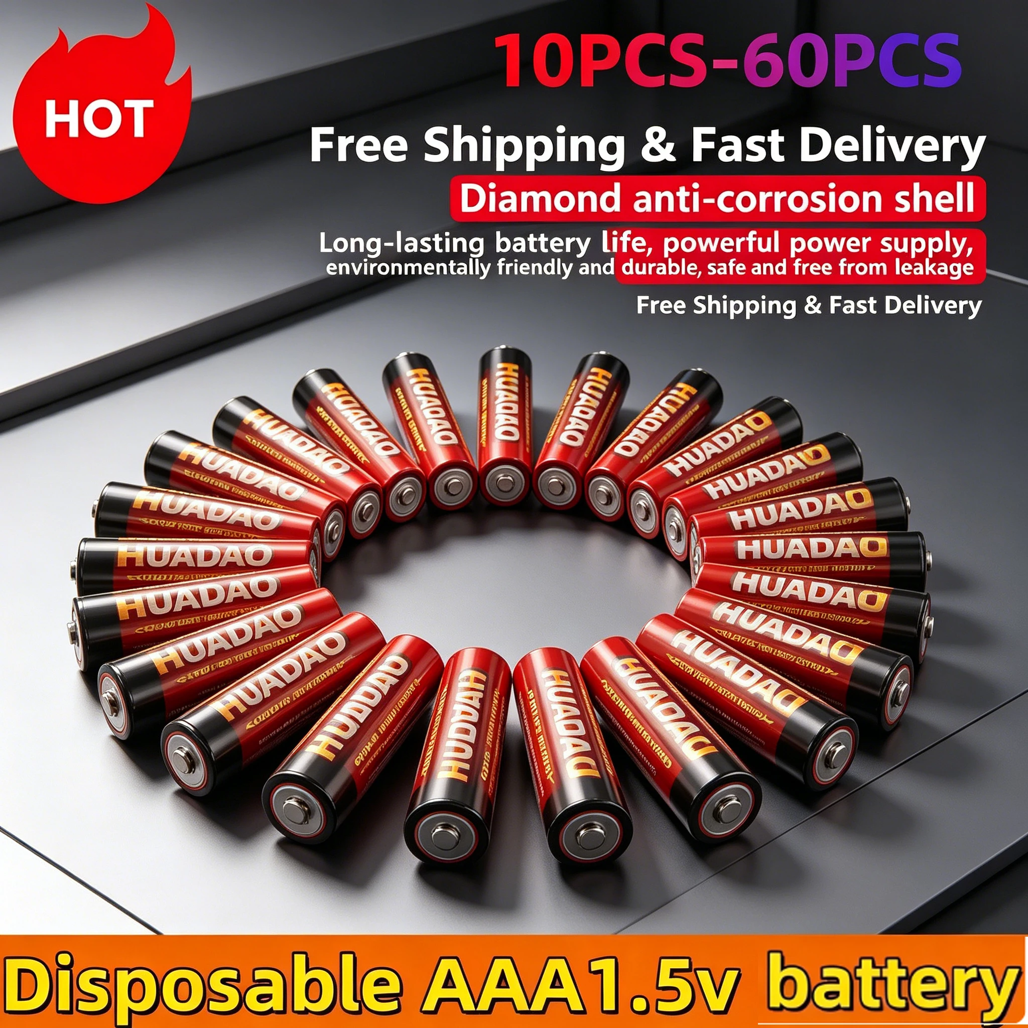 

AAA Battery 1.5V Alkaline Disposable Dry Batteries for Flashlight Toy MP3 Player Camera Razor Wireless Mouse Keyboard Cell