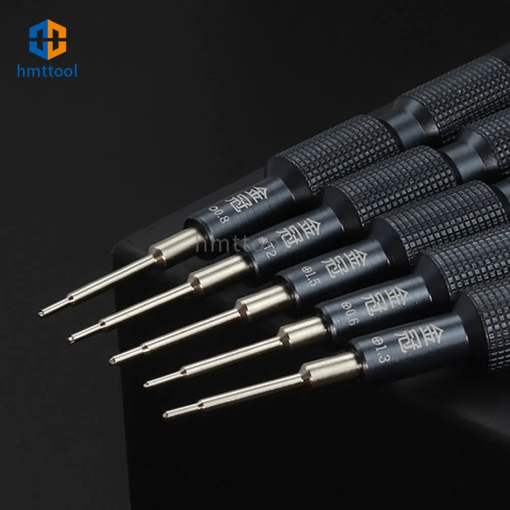 HMT Anti-Slip Alloy Batch Head 3D Screwdriver For Mobile Phone Apple / Android Repair Disassembly Tools