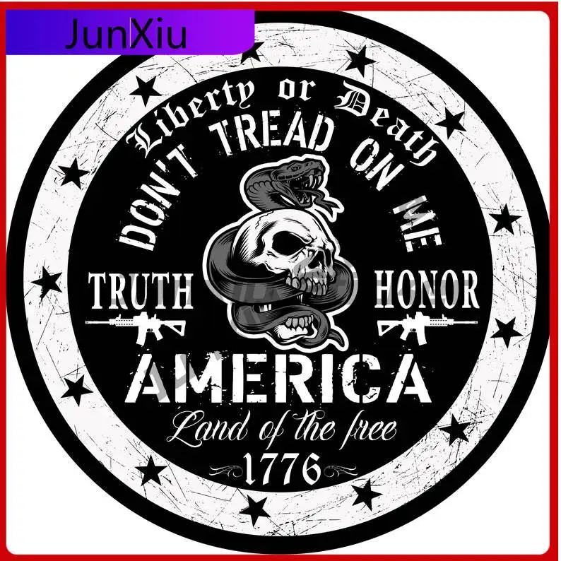 

Gadsden Flag Sticker Dont Tread On Me Liberty Or Death 2a Decal Patriotic Sticker Suv Camper Windshield Bumper Truck Anti Scrat